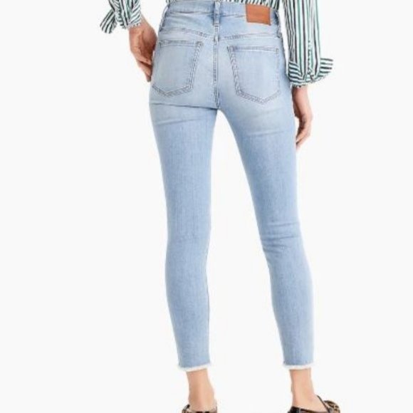 J. CREW Eco 9” High Ride Toothpick Jeans